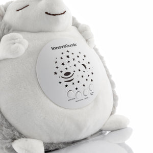 Hedgehog Soft Toy with White Noise and Nightlight Projector Spikey InnovaGoods